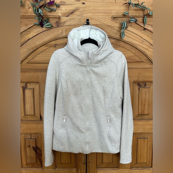 90 Degree By Reflex Tops - 90 DEGREE by Reflex Hoodie with Faux Fur